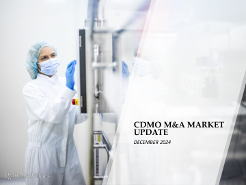 CDMO 并购市场更新